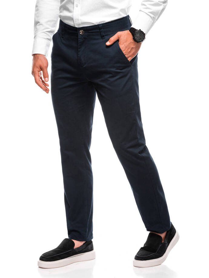 Men's pants chino P1476 - navy