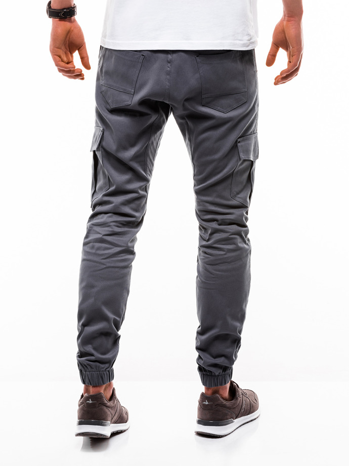 Men's pants joggers P333 - grey