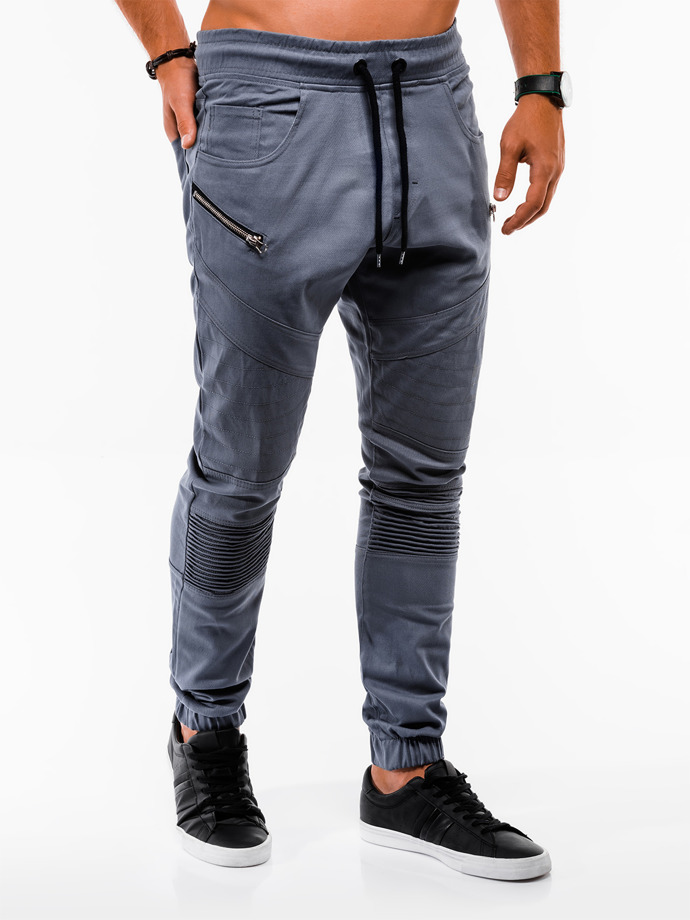 Men's pants joggers - grey P709