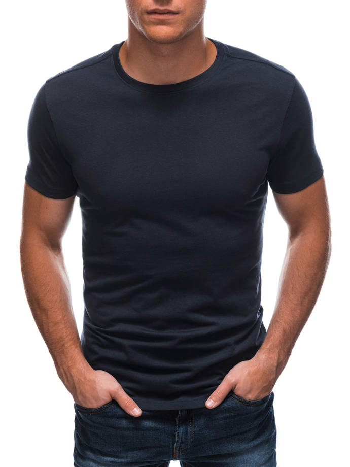 Men's plain t-shirt EM-TSBS-0100 - navy