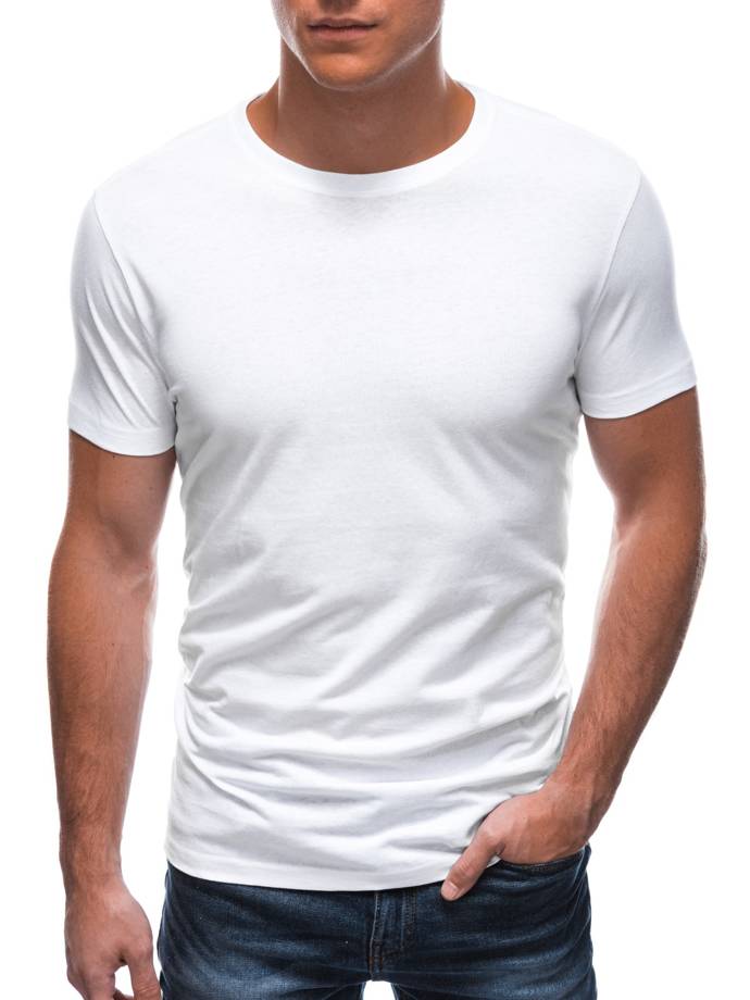 Men's plain t-shirt EM-TSBS-0100 - white