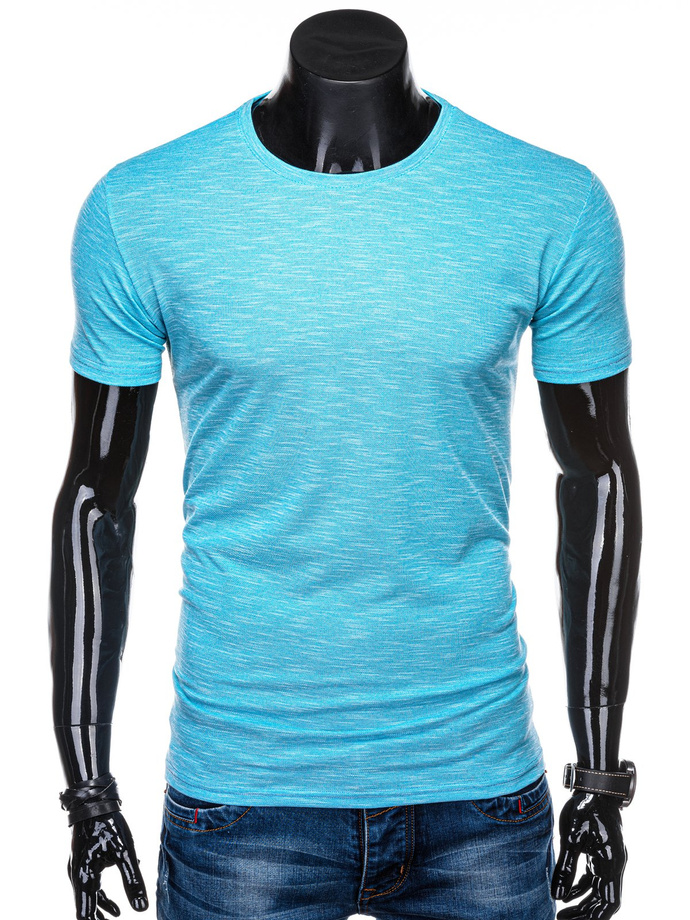 Men's plain tshirt S1323 turquoise MODONE wholesale Clothing For Men