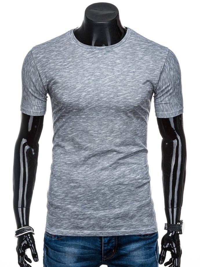 Men's plain t-shirt S1358 - grey
