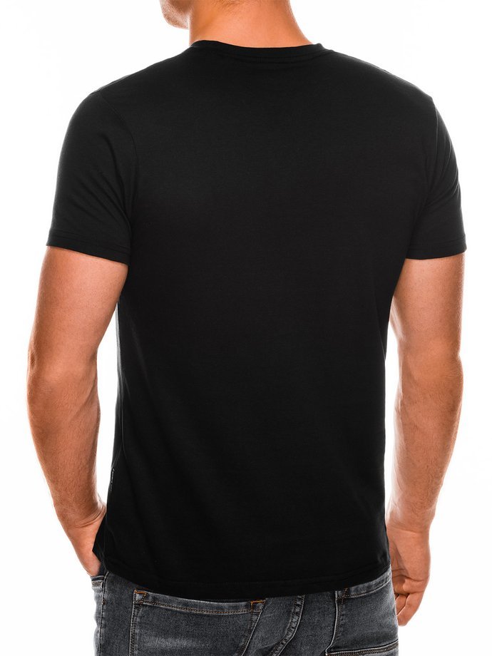 Men's plain t-shirt S884 - black | MODONE wholesale - Clothing For Men