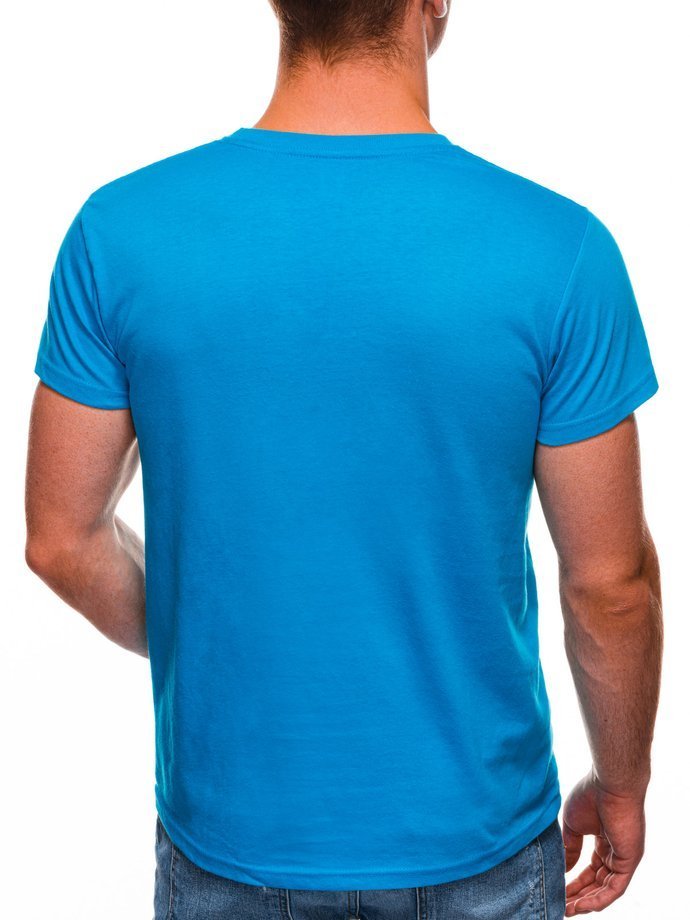 Men's plain t-shirt S970 - turquoise | MODONE wholesale - Clothing For Men