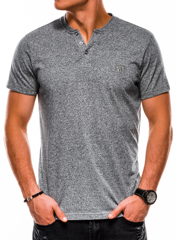 Men's plain t-shirt - grey S1047