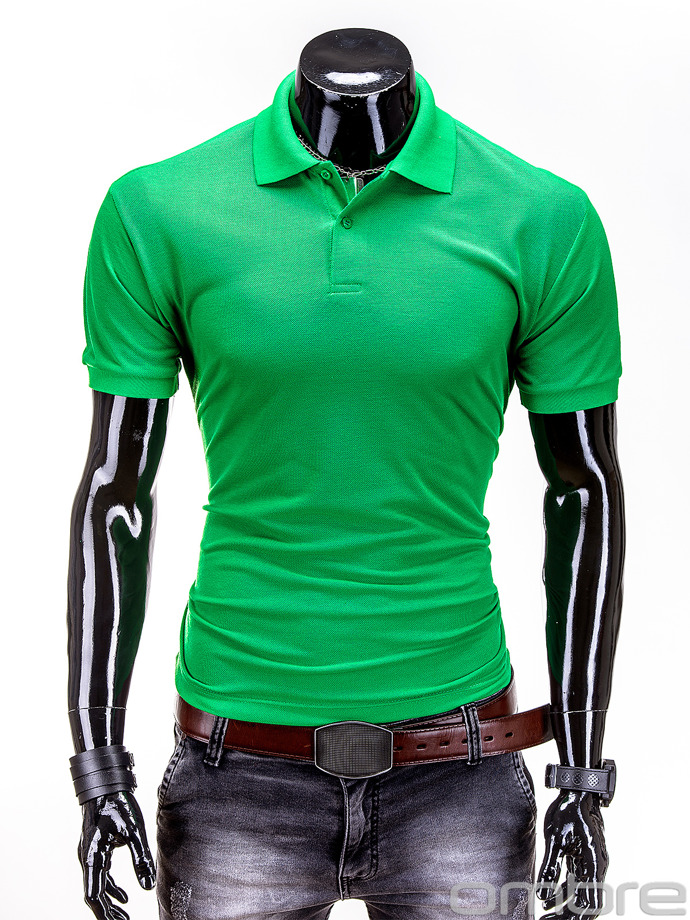 Men's polo shirt S517 - green