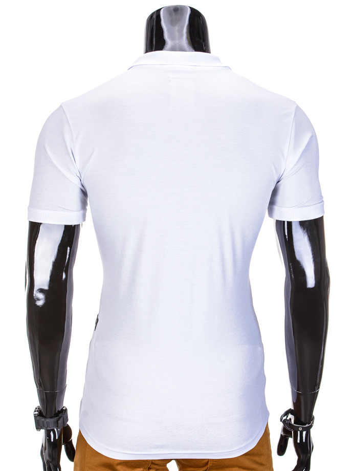 Men's polo shirt S704 - white