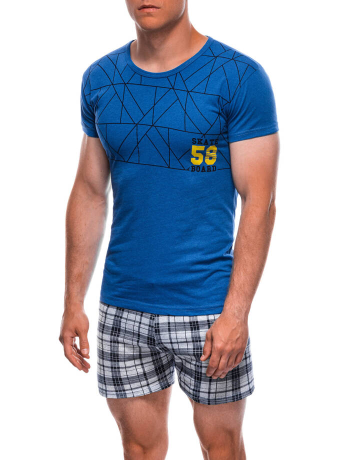 Men's pyjamas U488 - blue