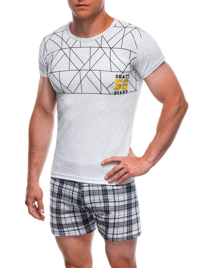 Men's pyjamas U488 - grey