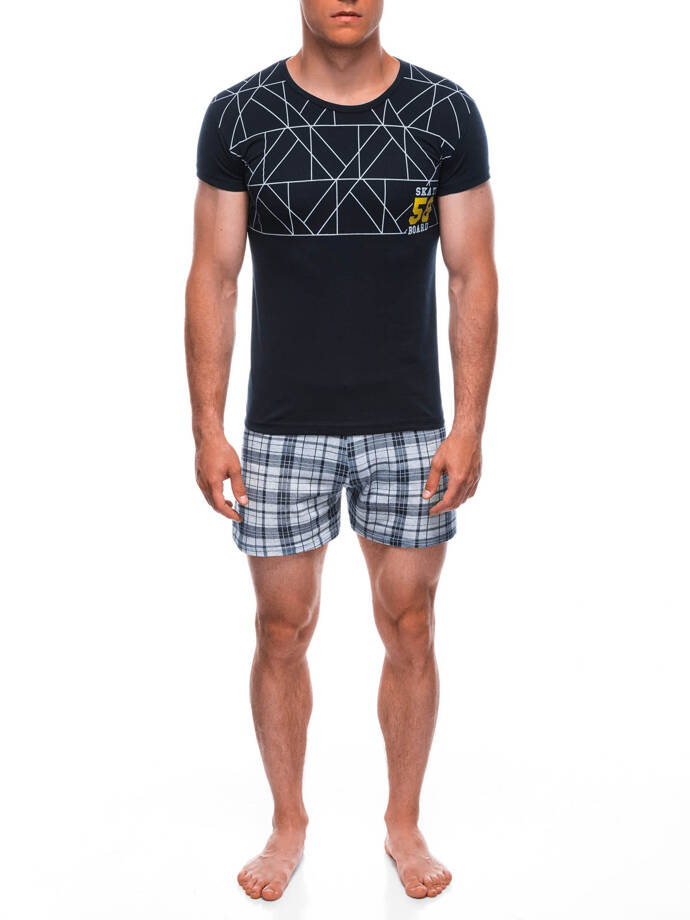 Men's pyjamas U488 - navy