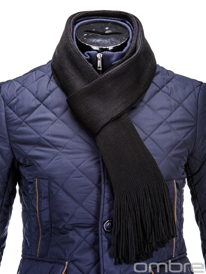 Men's scarf A012 - black