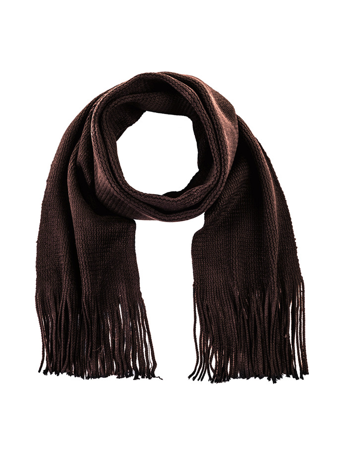 Men's scarf A012 - brown