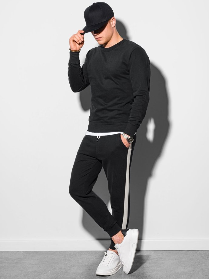 Men's set hoodie + pants Z26 - black | MODONE wholesale - Clothing For Men