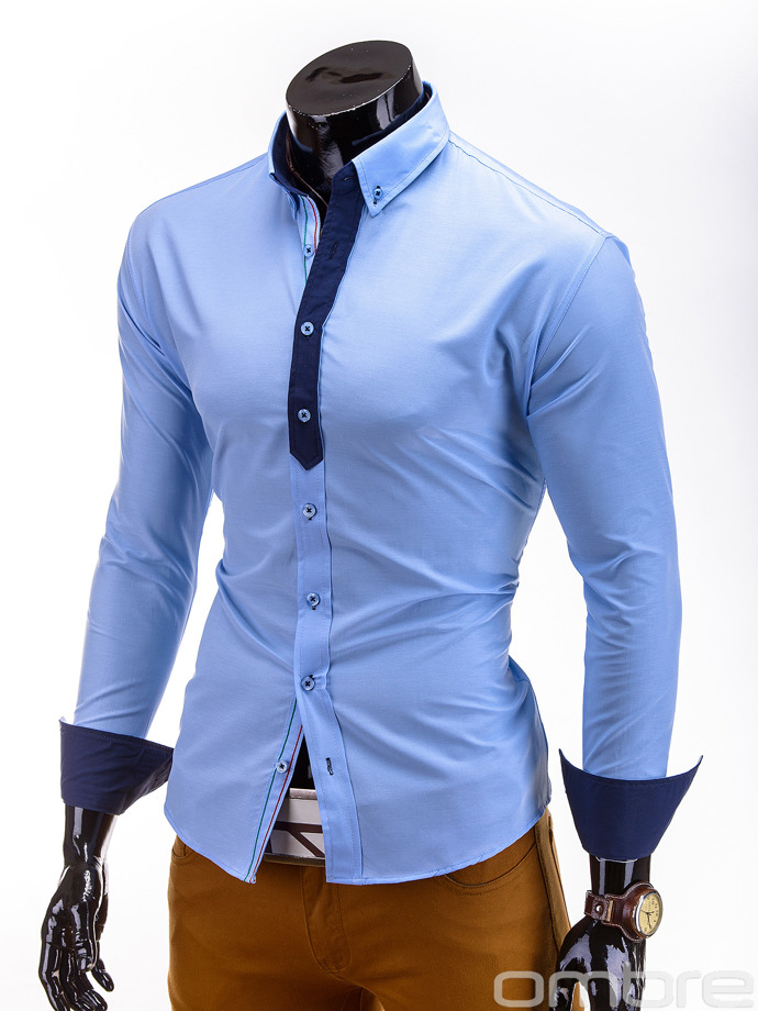Men's shirt K238 - light blue