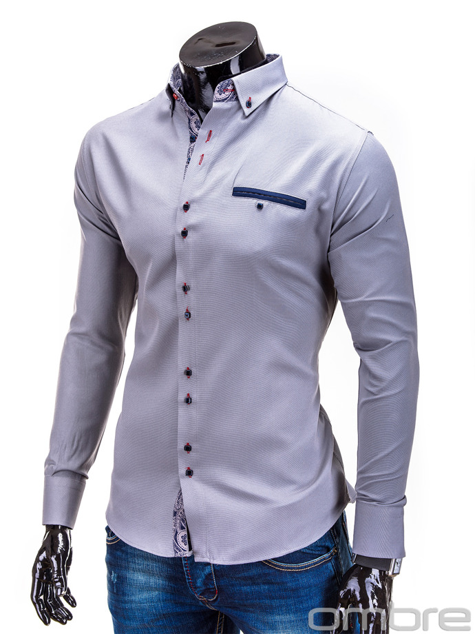 Men's shirt K251 - grey