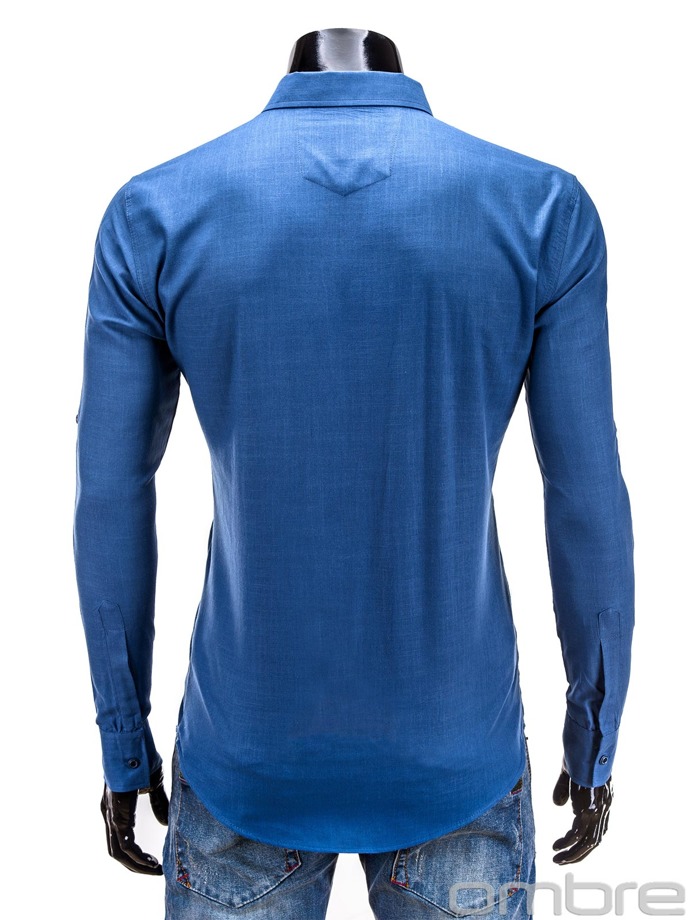 Men's shirt K252 - blue