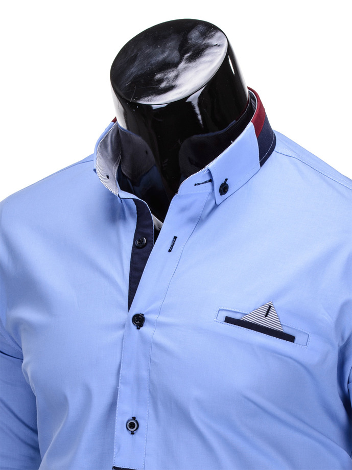 Men's shirt K321 - light blue