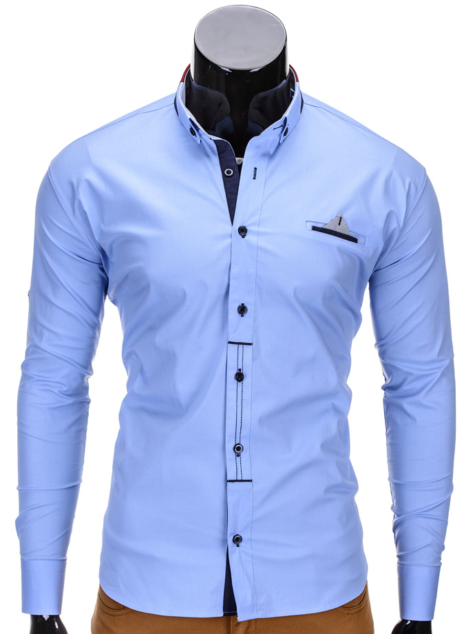Men's shirt - light blue K321