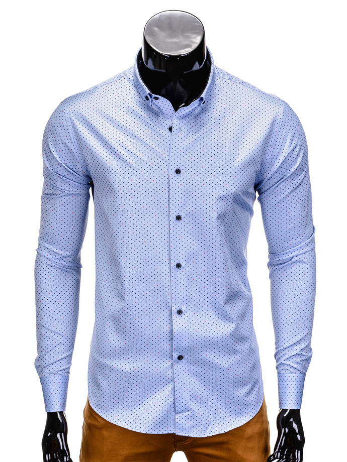 Men's shirt - light blue K354