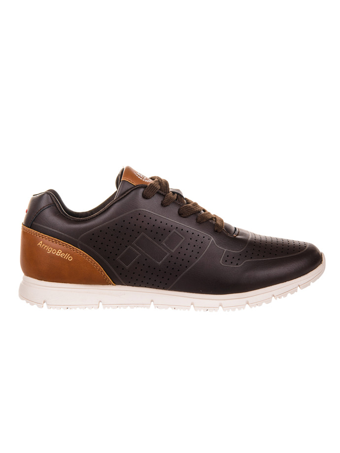 Men's shoes T066 - dark brown