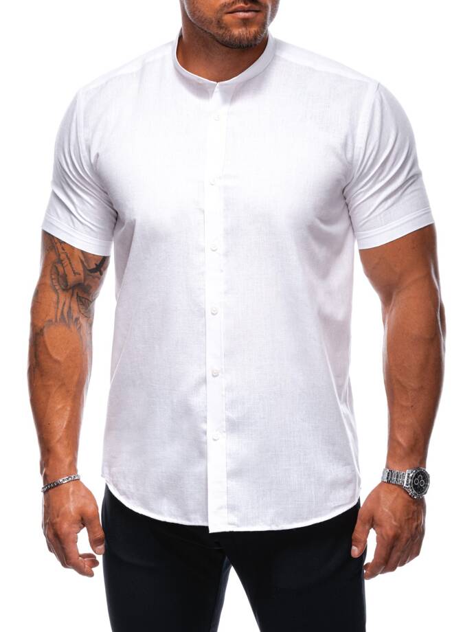 Men's short sleeve shirt K681 - white