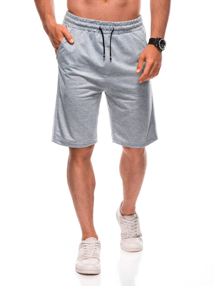 Men's short sweat shorts 521W - gray