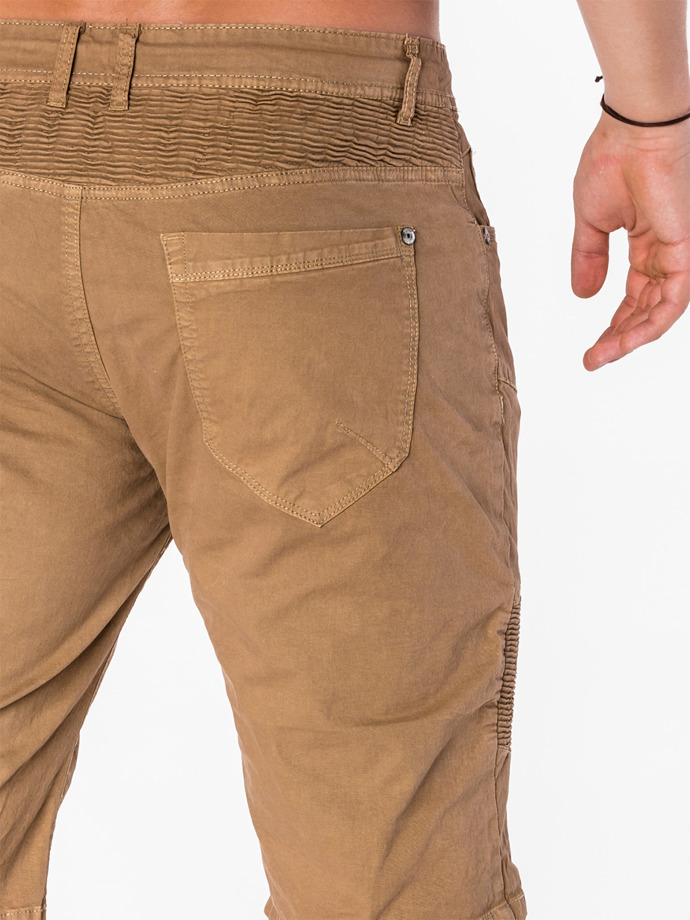 Men's shorts W046 - camel | MODONE wholesale - Clothing For Men
