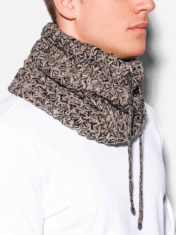 Men's snood - brown/black A097