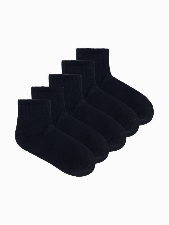 Men's socks U459 - black 5-pack