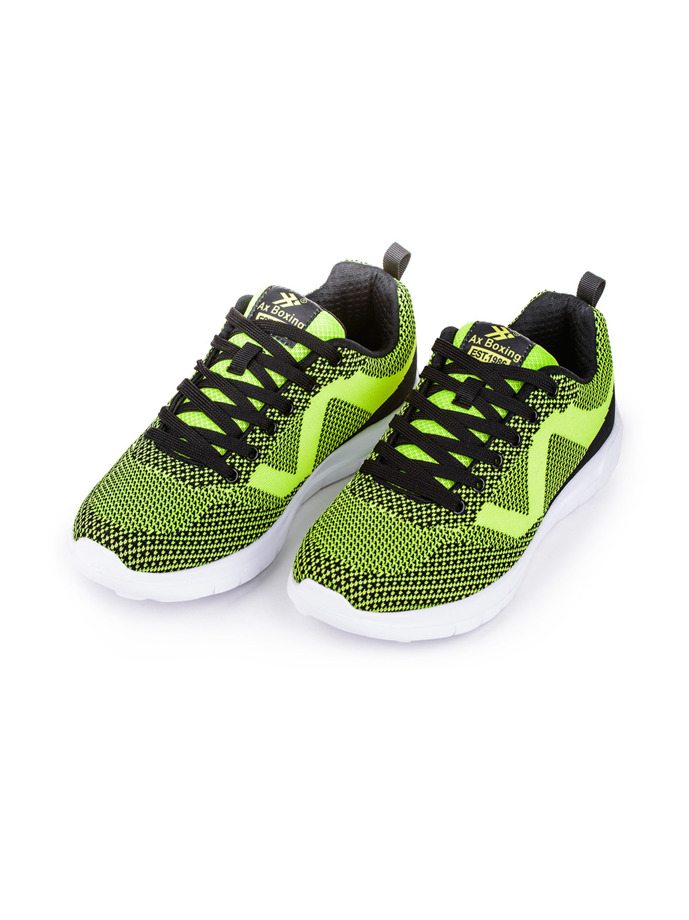 Men's sports shoes T093 - green-grey