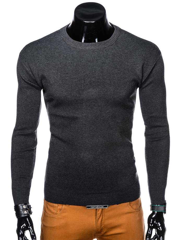Men's sweater E150 - dark grey