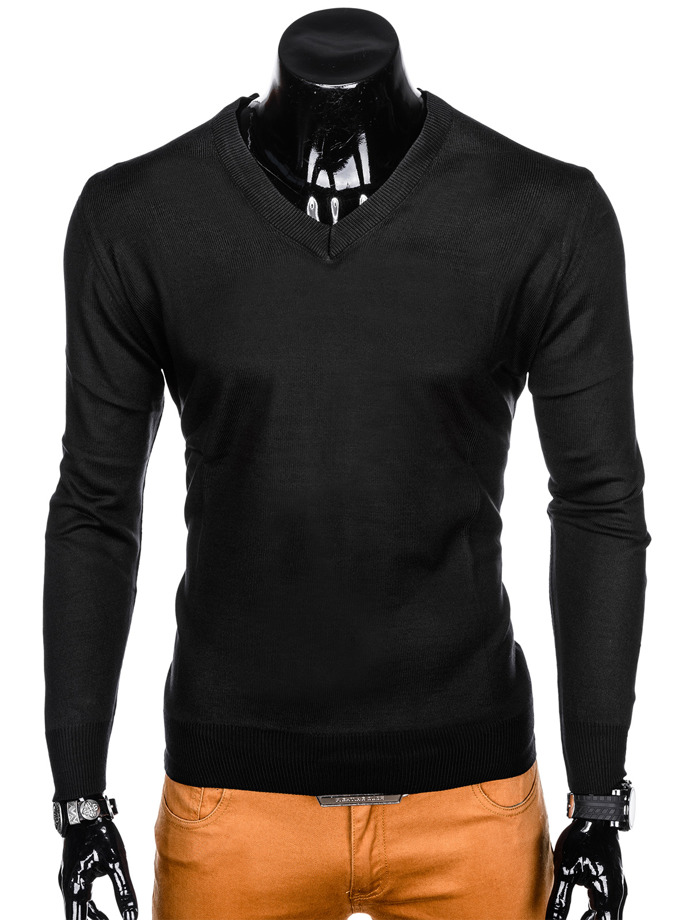 Men's sweater E151 - black