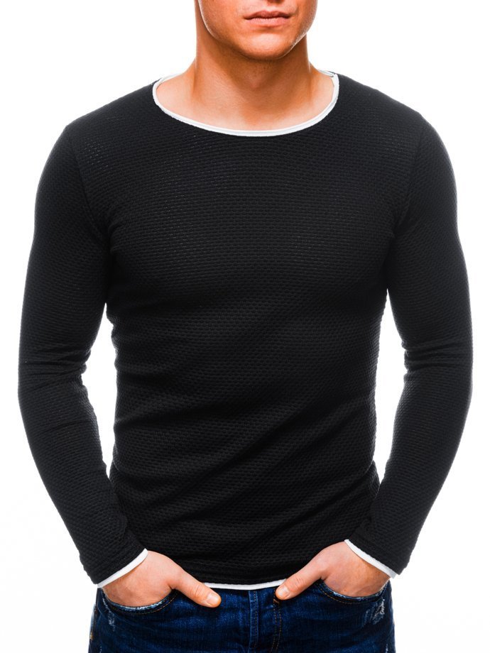 Men's sweater E176 - black