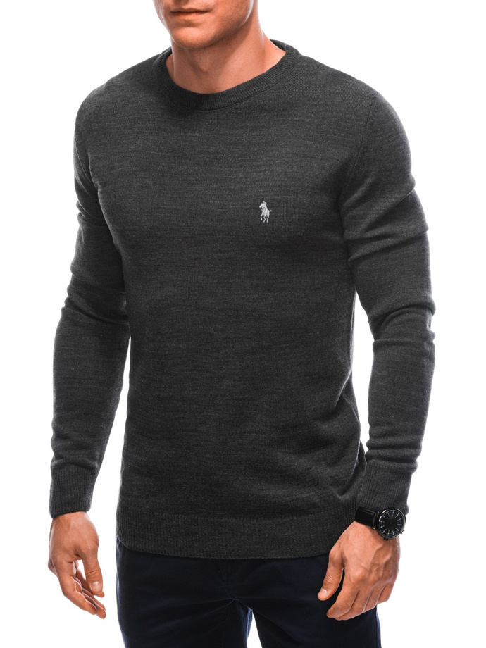 Men's sweater E217 - dark grey