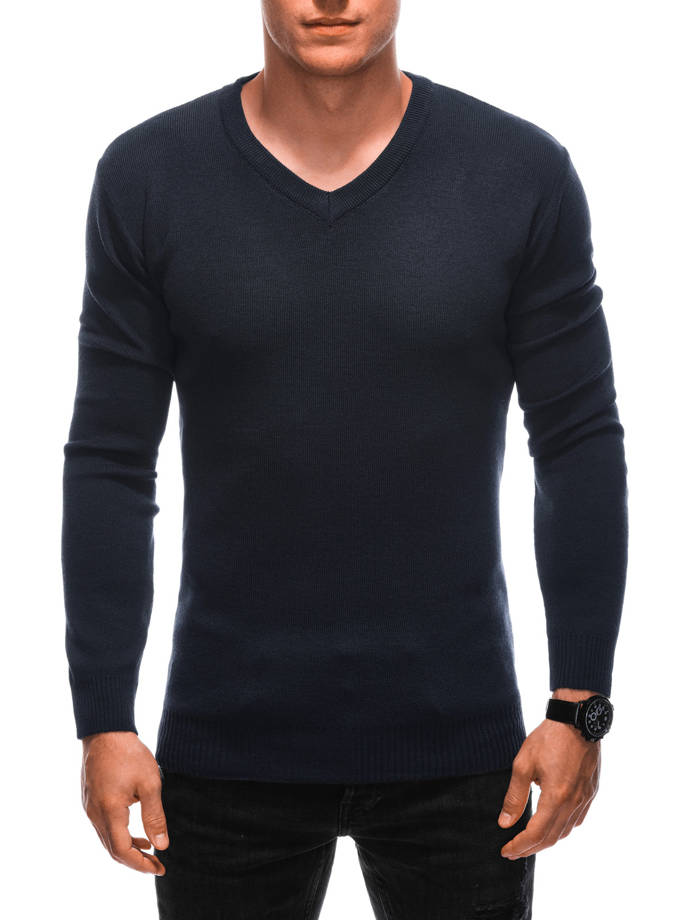 Men's sweater E225 - navy