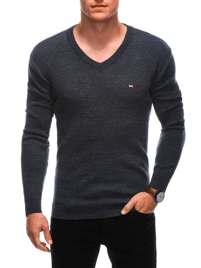 Men's sweater E226 - navy