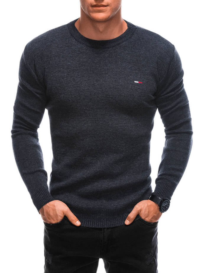 Men's sweater E228 - navy