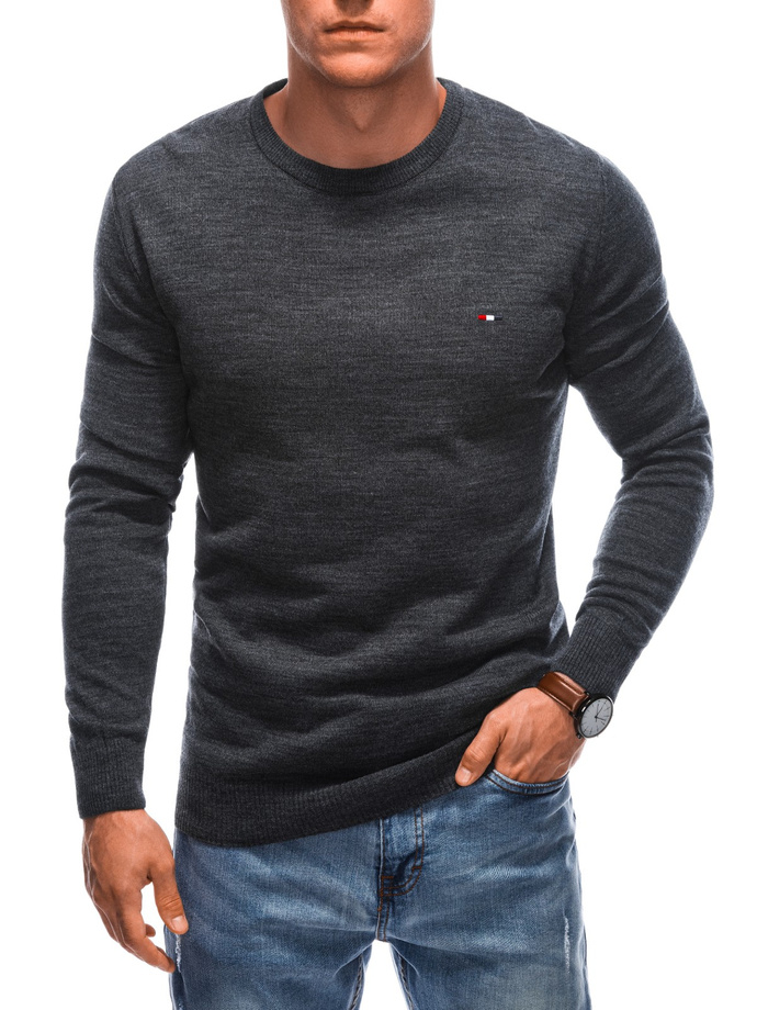 Men's sweater E233 - dark grey