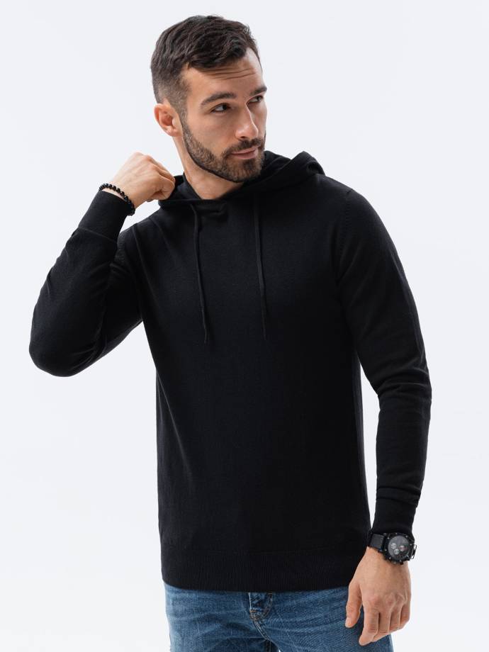 Men's sweater - black E187
