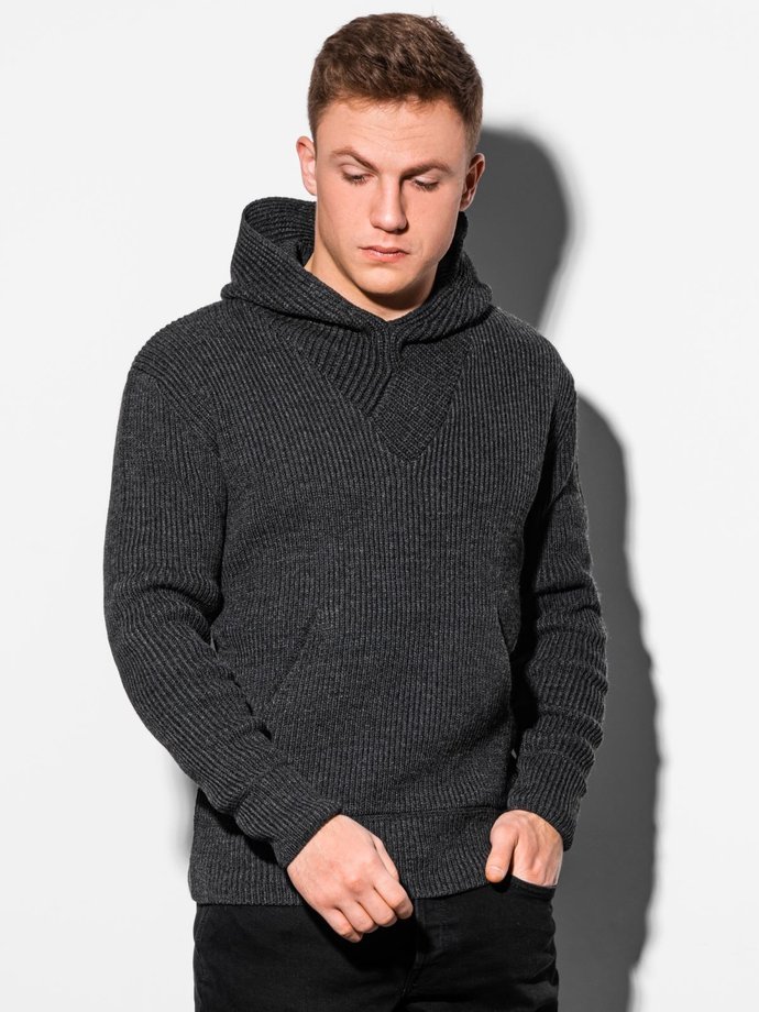 Men's sweater - dark grey E181