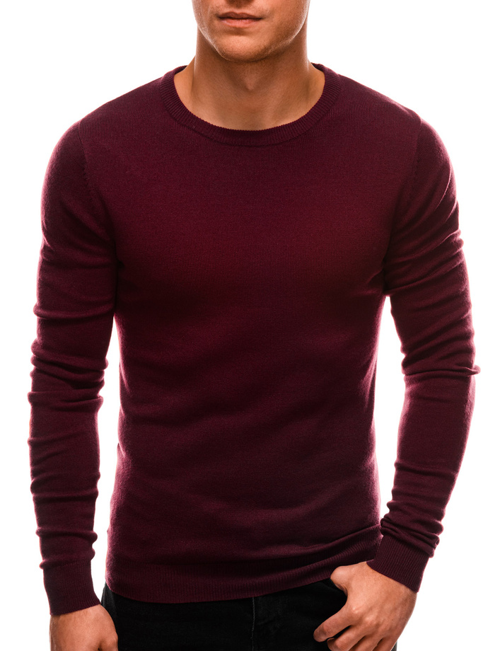 Men's sweater maroon V6 EMSWBS0100 MODONE wholesale Clothing