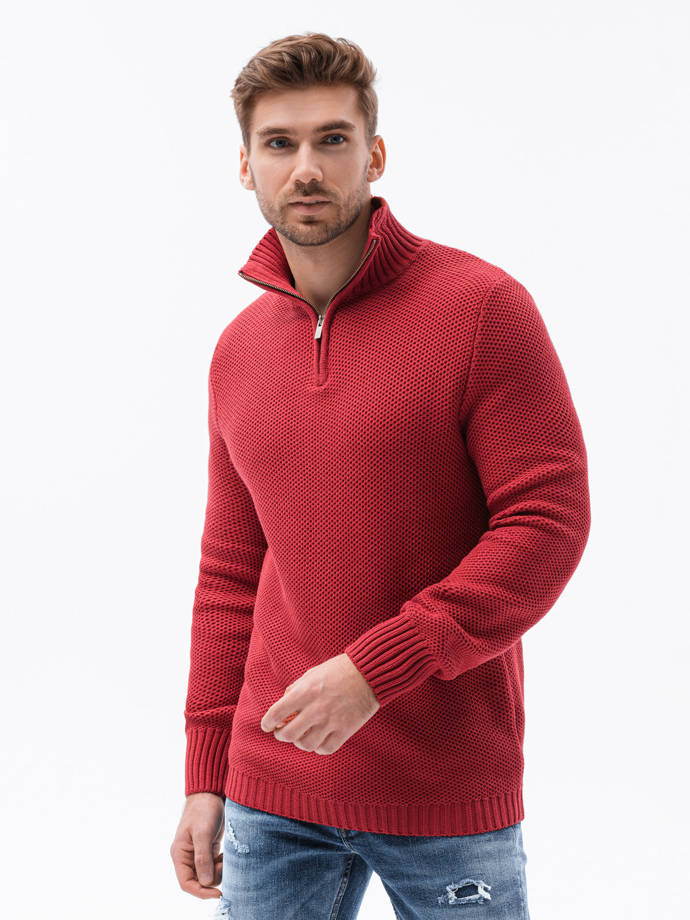 Men's sweater - red E194