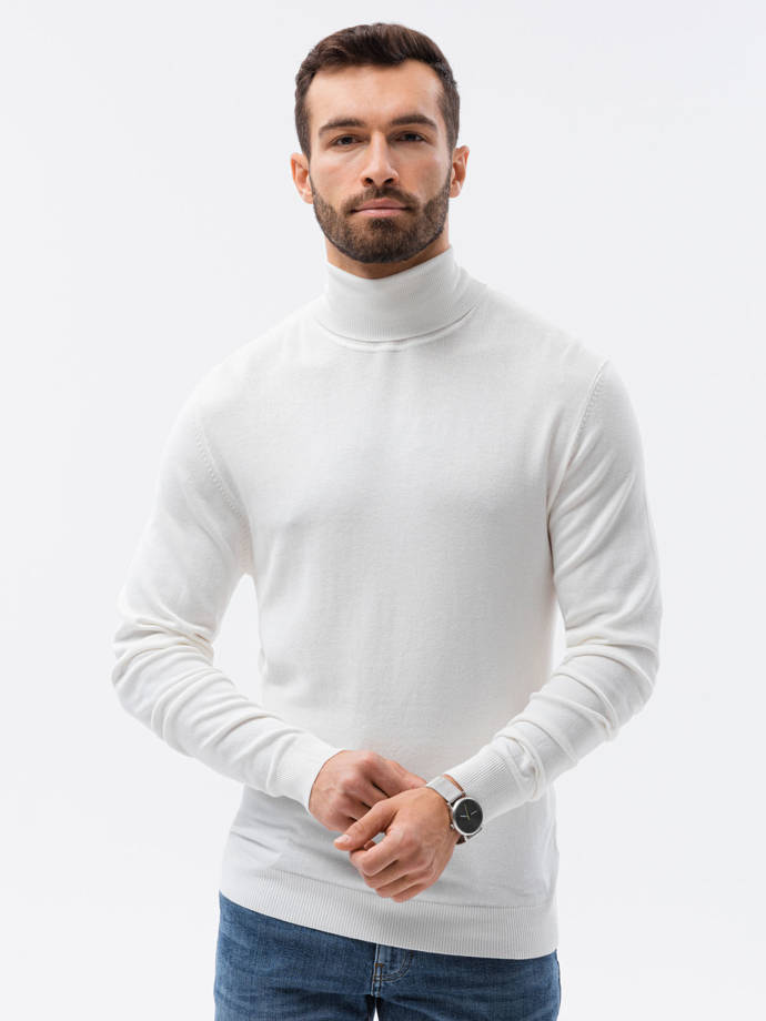 Men's sweater - white E179 | MODONE wholesale - Clothing For Men