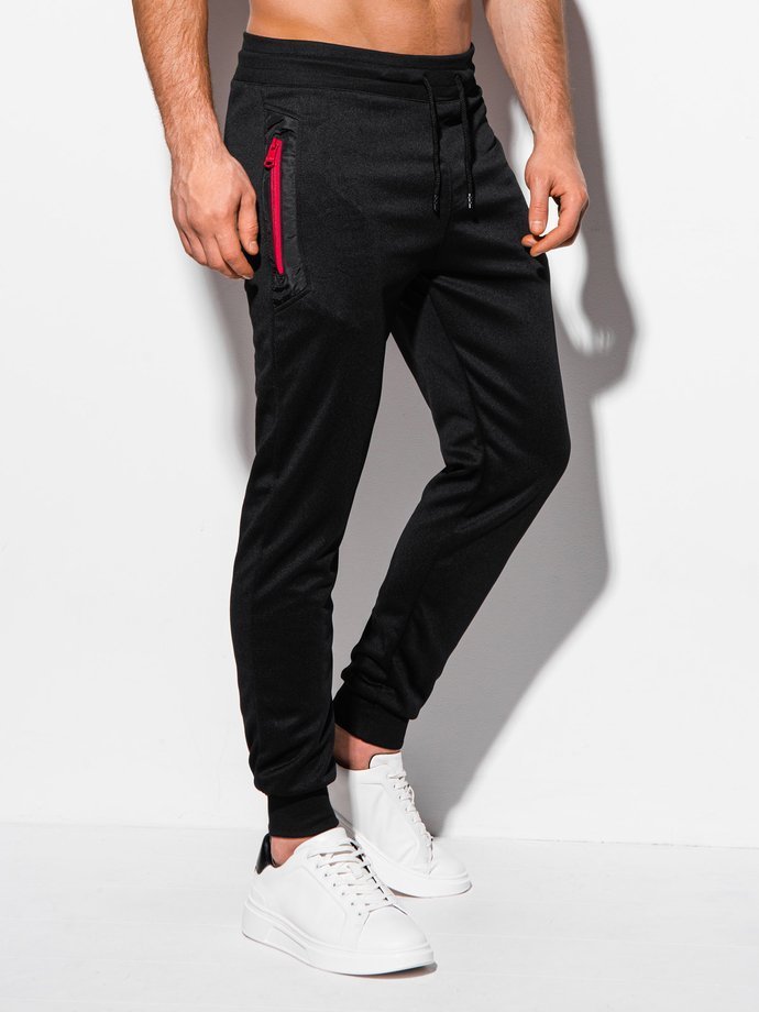 Men's sweatpants P1008 - black