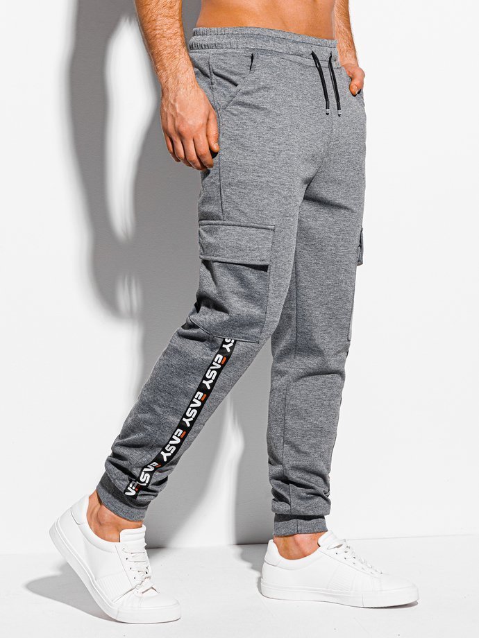 Men's sweatpants P1040 - grey