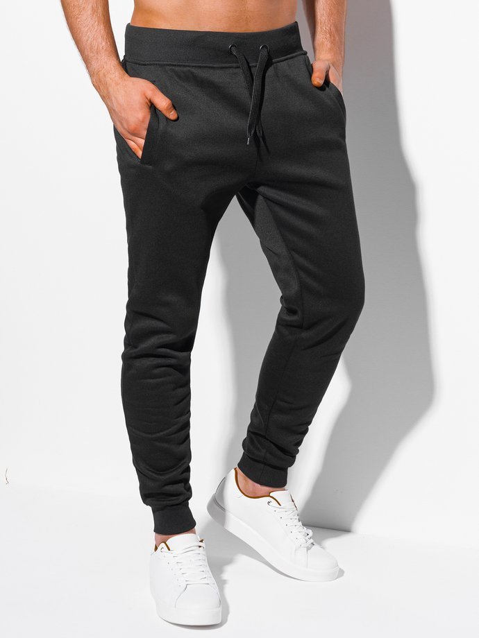 Men's sweatpants P1111 - black