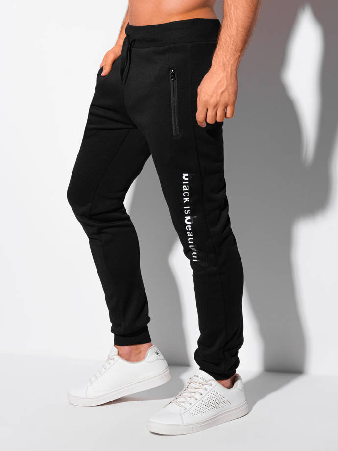 Men's sweatpants P1167 - black
