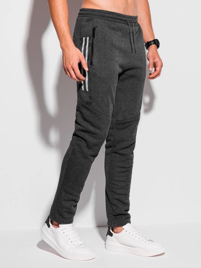 Men's sweatpants P1264 - dark grey