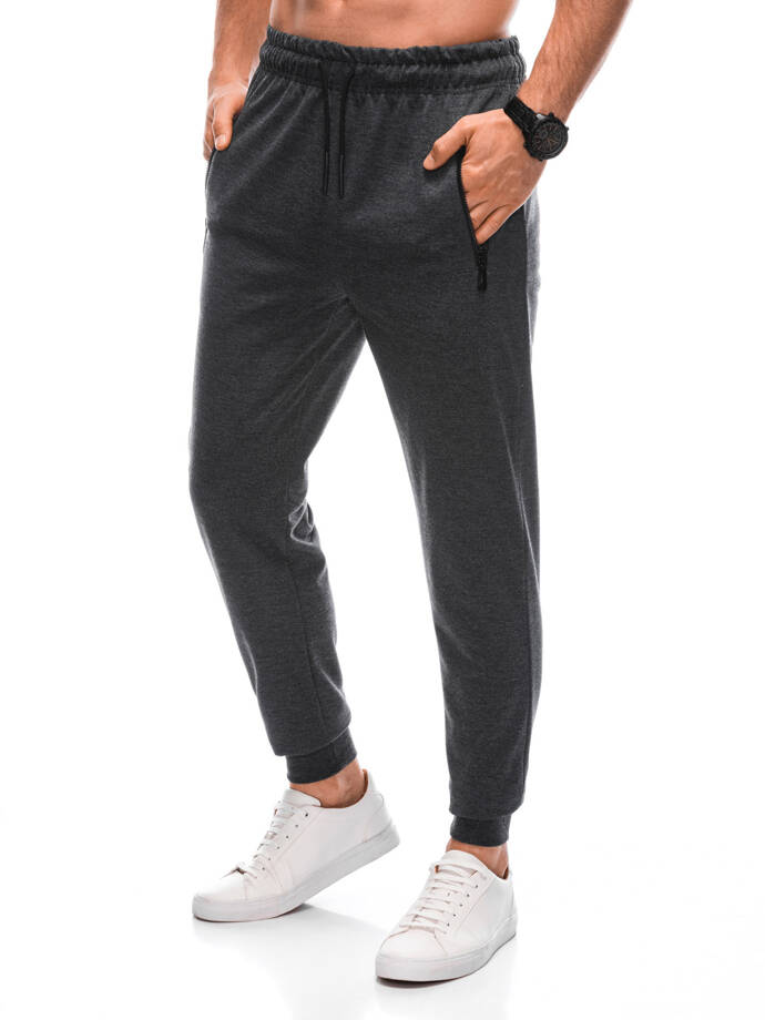 Men's sweatpants P1413 - dark grey